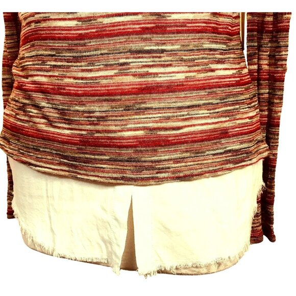 Bailey 44 Multicolor Sweater Top Shoot from the Hip Layered Look Slim Fit Sm NEW - Picture 3 of 7